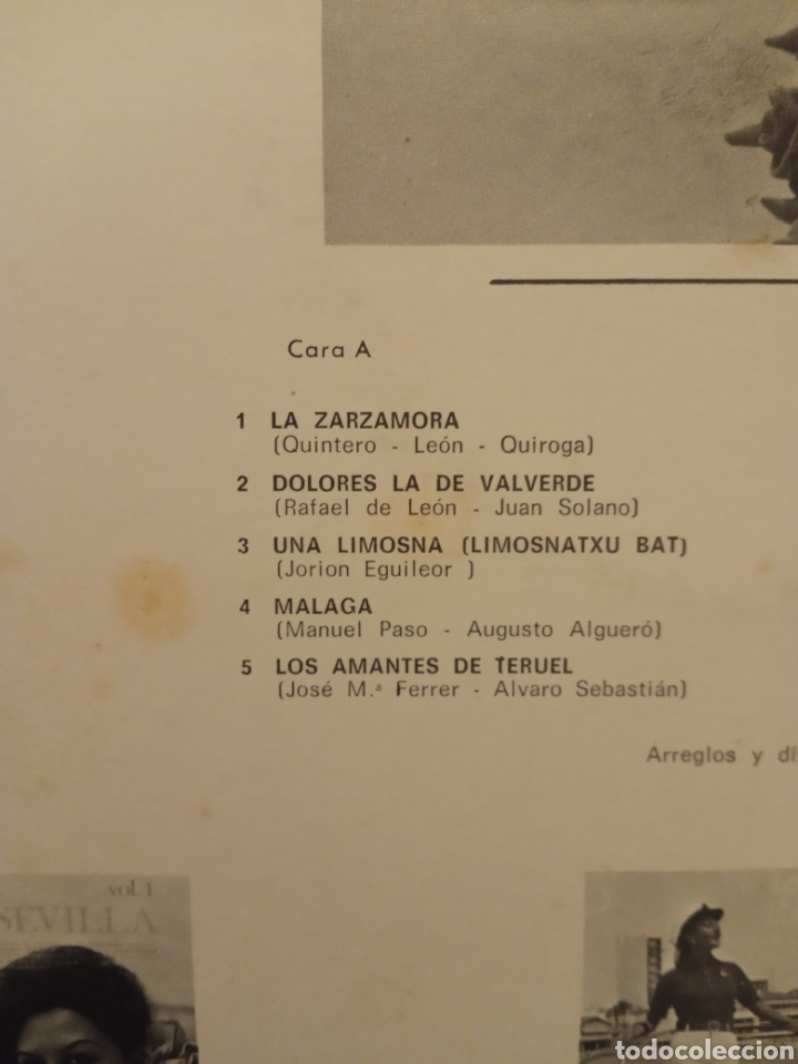 Discos de vinilo: Vinilo LOLITA SEVILLA - Foto 3