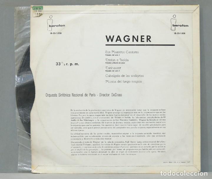Discos de vinilo: LP. WAGNER. DEGROSS - Foto 2