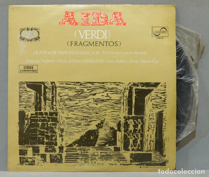 Discos de vinilo: LP. AIDA. VERDI. FRAGMENTOS - Foto 1