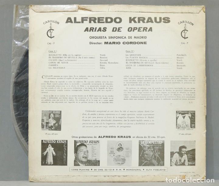 Discos de vinilo: LP. ALFREDO KRAUS. ARIAS DE OPERA - Foto 2