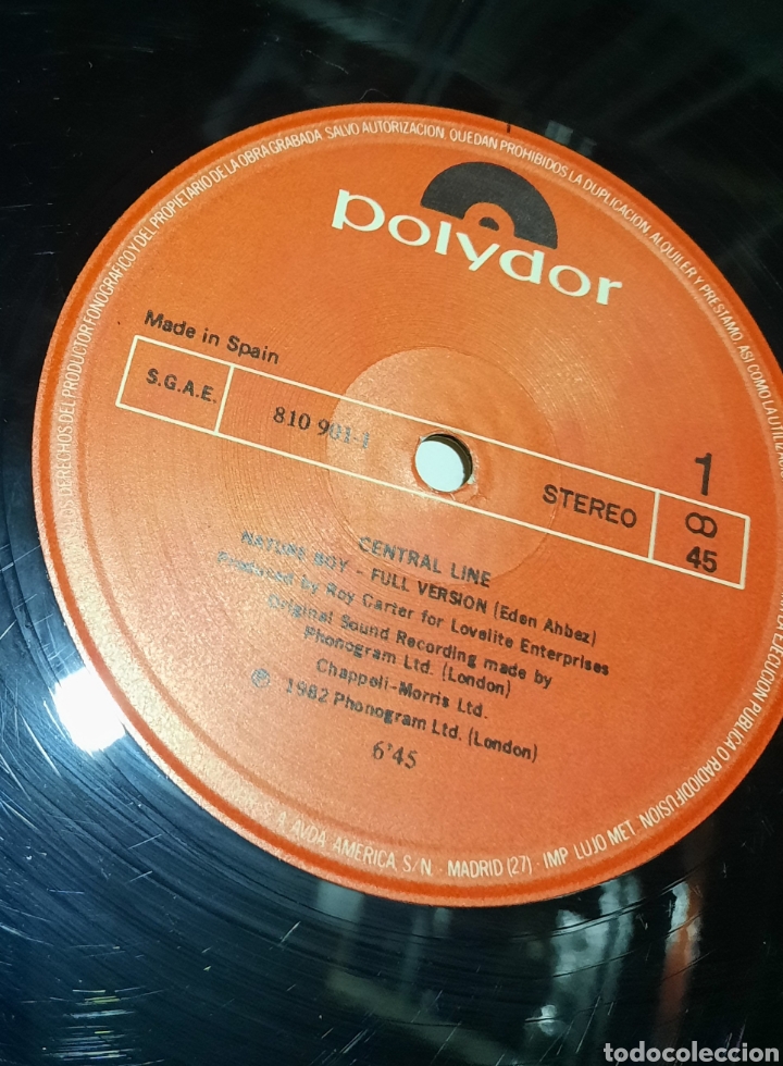 Discos de vinilo: Central Line &lrm;&ndash; Nature Boy - Foto 3