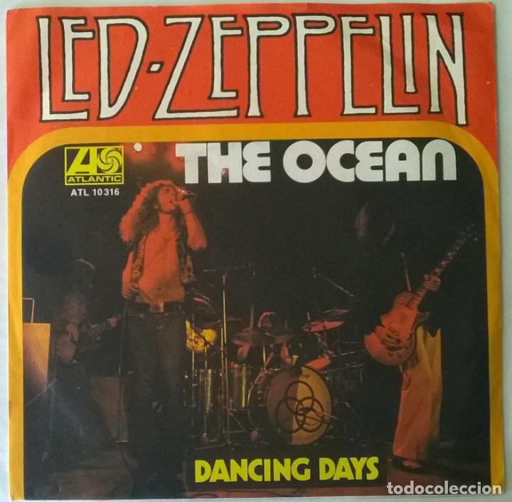 Discos de vinilo: Led Zeppelin. The Ocean/ Dancing days. Atlantic, Germany 1973 single - Foto 1