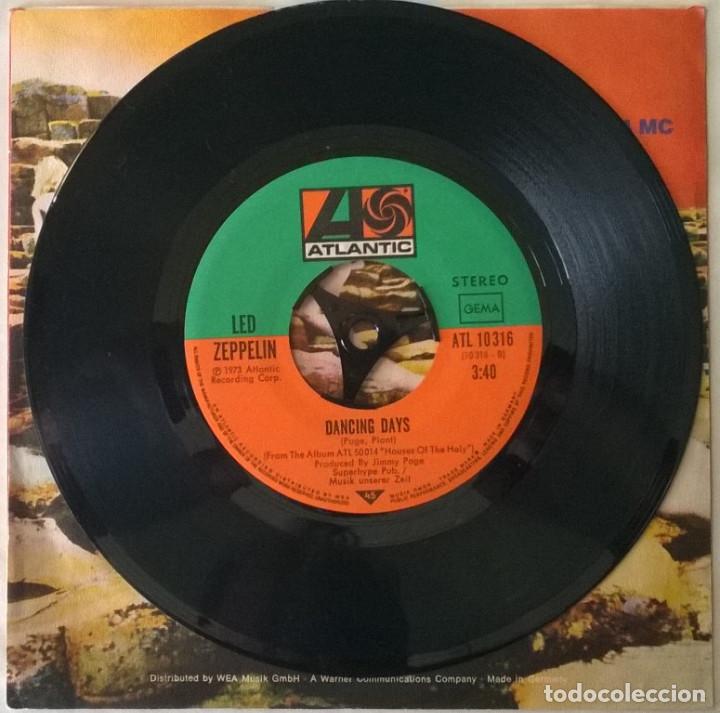 Discos de vinilo: Led Zeppelin. The Ocean/ Dancing days. Atlantic, Germany 1973 single - Foto 3