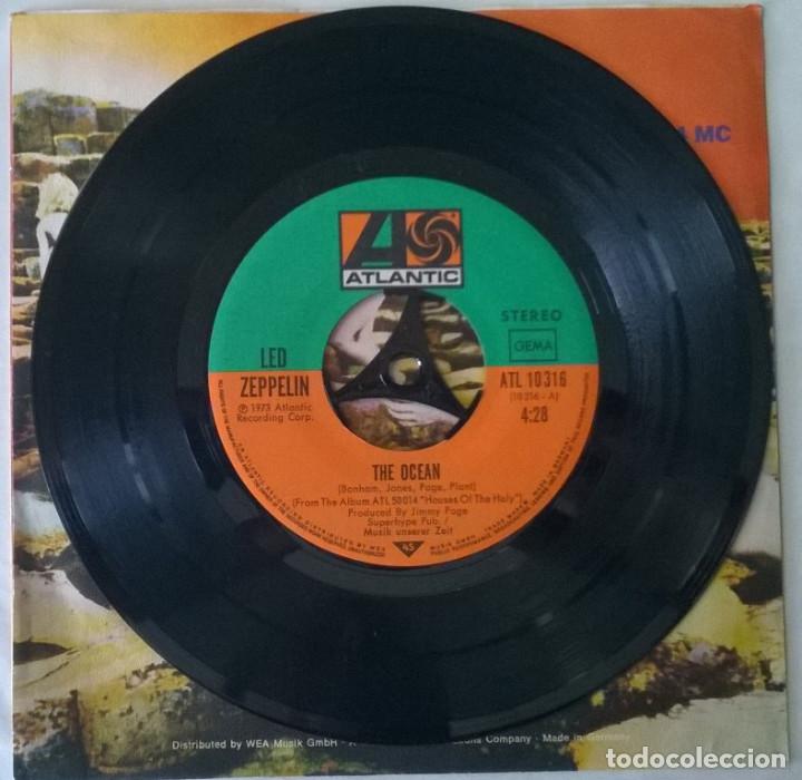 Discos de vinilo: Led Zeppelin. The Ocean/ Dancing days. Atlantic, Germany 1973 single - Foto 4