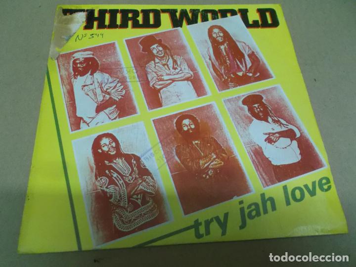 Discos de vinilo: THIRD WORLD (SINGLE) TRY JAH LOVE A&Ntilde;O &ndash; 1982 - Foto 1