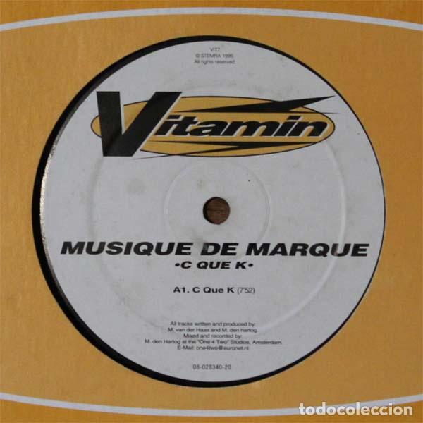 Discos de vinilo: Musique De Marque &ndash; C Que K-NETHERLANDS-1996-MAXI SINGLE - Foto 1