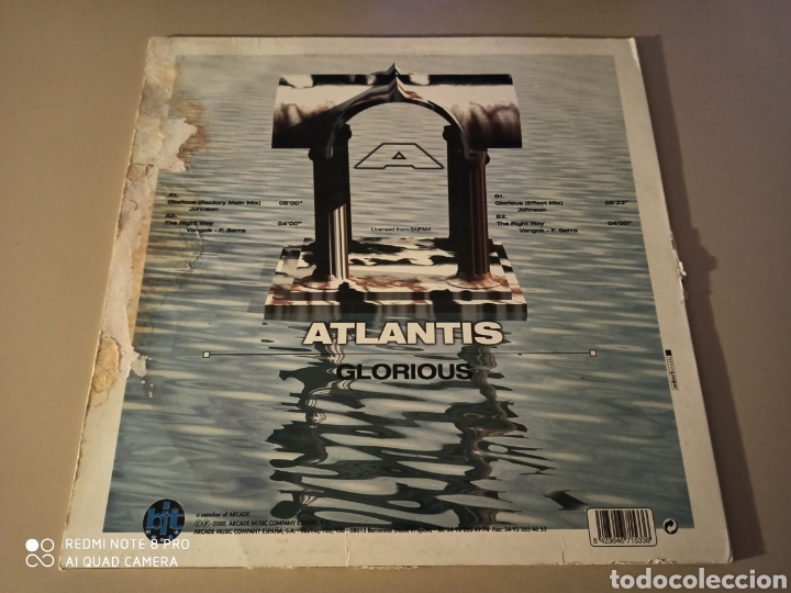 Discos de vinilo: Atlantis - Glorious (12&rdquo;) - Foto 2