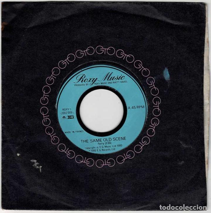 Discos de vinilo: Roxy Music - The Same old scene / Lover. Single - Foto 1