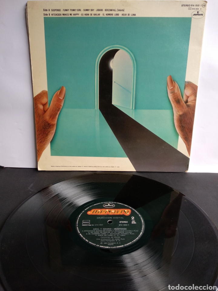 Discos de vinilo: *AZUL Y NEGRO, SUSPENSE, 1985. C.1 - Foto 2