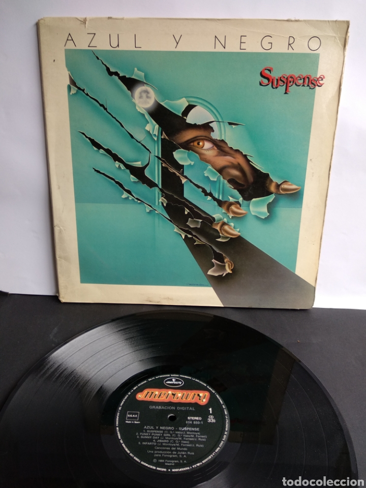 Discos de vinilo: *AZUL Y NEGRO, SUSPENSE, 1985. C.1 - Foto 1