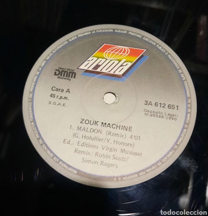 Discos de vinilo: Zouk Machine - mald&oacute;n - Foto 2