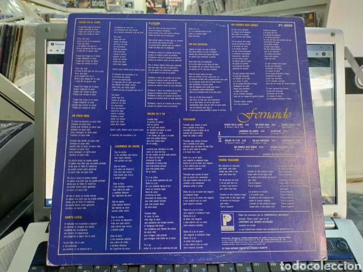 Discos de vinilo: Menudo presenta a Fernando LP u.s.a. 1983 - Foto 2