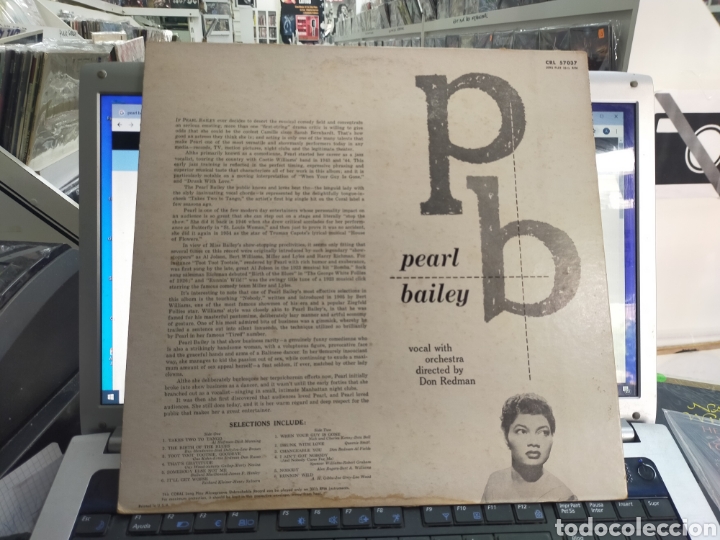 Discos de vinilo: Pearl bailey LP u s.a. 1957 - Foto 2