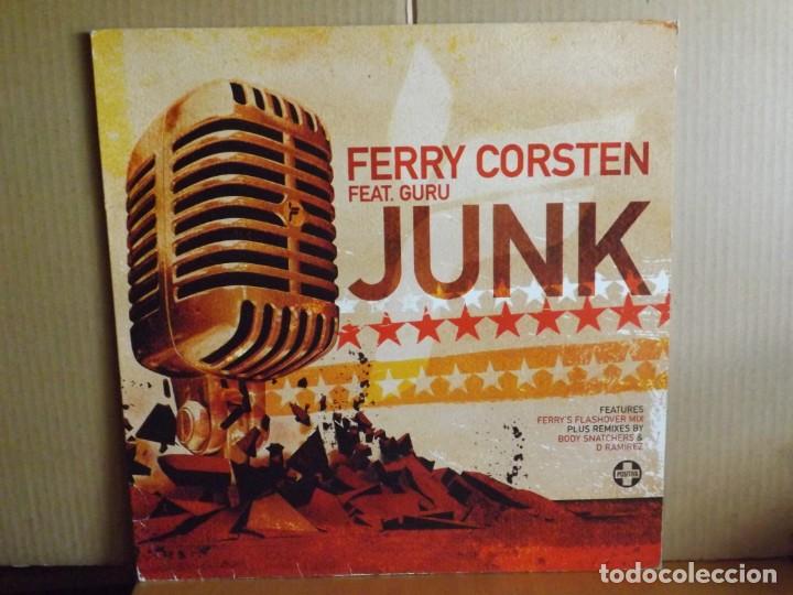 Discos de vinilo: FERRY CORSTEN ---- JUNK - MAXI SINGLE - Foto 1
