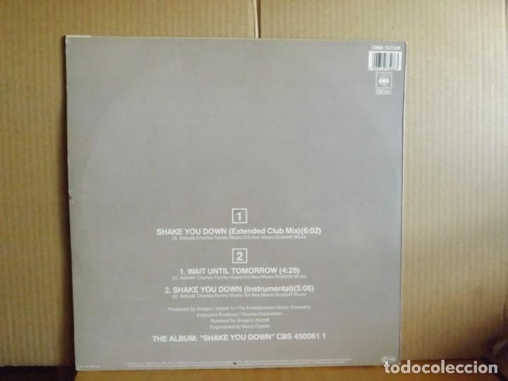 Discos de vinilo: GREGORY ABBOTT --- SHAKE YOU DOWN - MAXI SINGLE - Foto 2