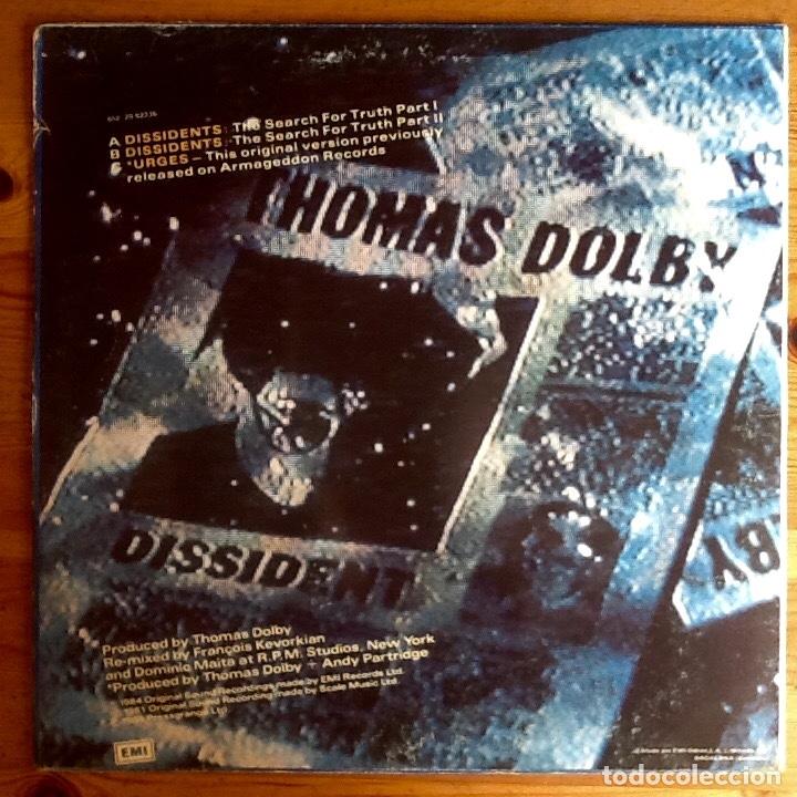 Discos de vinilo: THOMAS DOLBY : DISSIDENTS [EMI - ESP 1984] 12&rdquo; - Foto 2