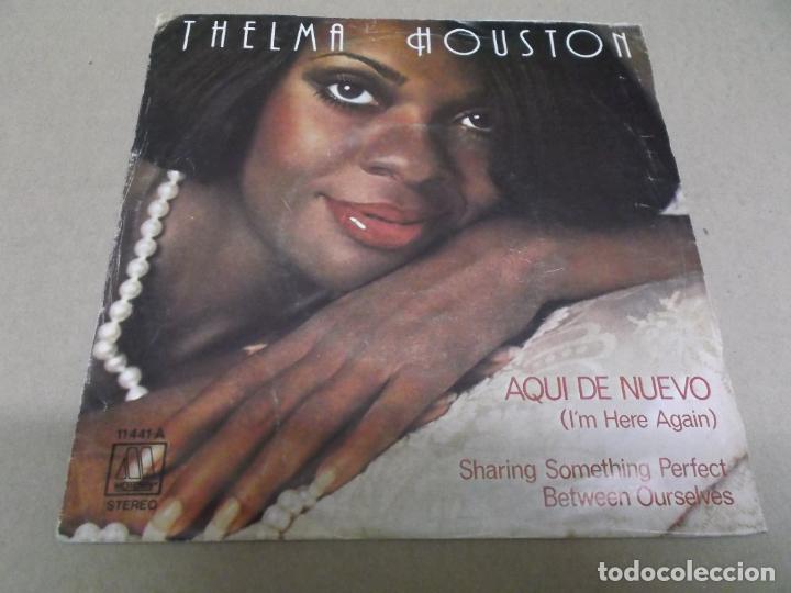 Disques de vinyle: THELMA HOUSTON (SINGLE) I&rsquo;M HERE AGAIN A&Ntilde;O &ndash; 1976