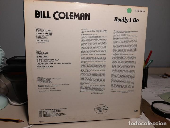 Discos de vinilo: LP BILL COLEMAN : REALLY I DO - Foto 2