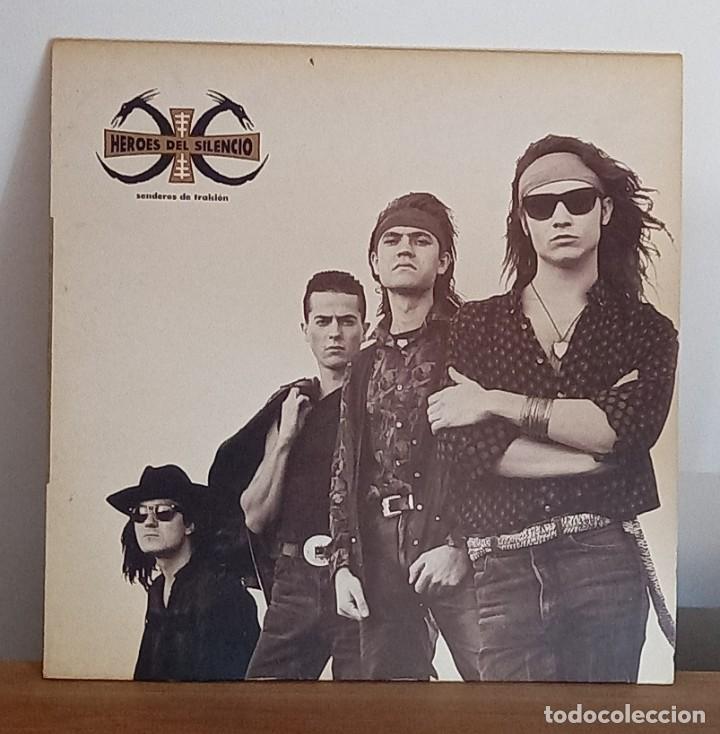 Discos de vinilo: HEROES DEL SILENCIO - SENDEROS DE TRAICION - 1990 - LP - Foto 1