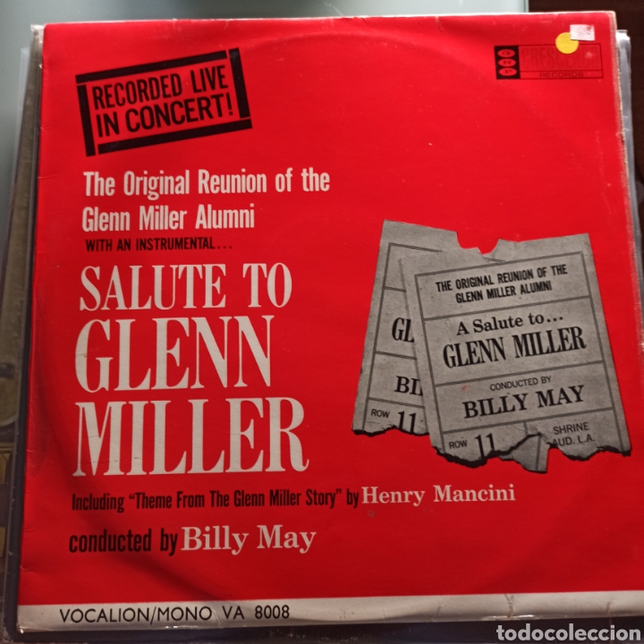 Discos de vinil: The Original Reunion Of The Glenn Miller Alumni - Salute To Glenn Miller(Vocalion, UK, 1963)