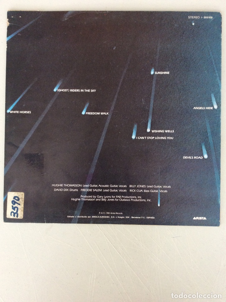 Discos de vinilo: Outlaws. Ghost riders - Foto 2