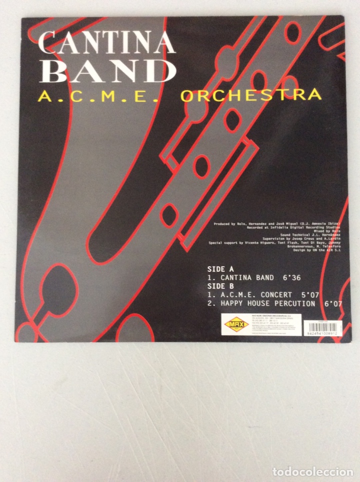 Discos de vinilo: A.C.M.E. Orchestra. Cantina band - Foto 2