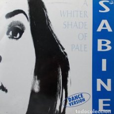 Discos de vinilo: SABINE– A WHITER SHADE OF PALE-SPAIN-1995-MAXI SINGLE