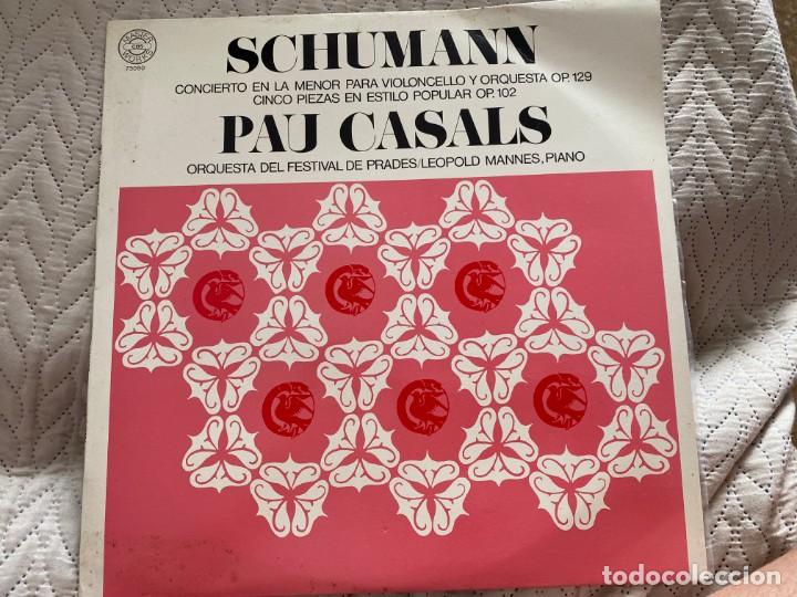 Discos de vinilo: LP SHUMANN-PAU CASALS - Foto 1