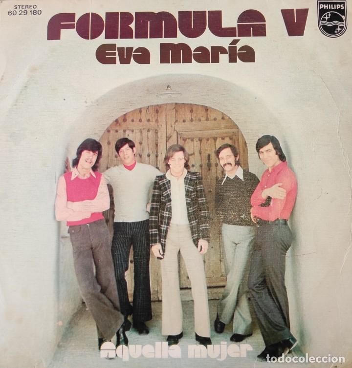 Discos de vinilo: F&oacute;rmula V - Eva Mar&iacute;a - Disco Vinilo Single 1973 - Foto 1
