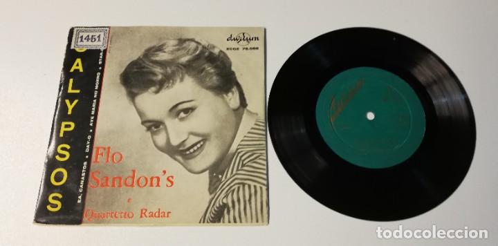 Discos de vinilo: Flo Sandons, Quartetto Radar - Calypsos (7&rdquo;, EP) - Foto 1