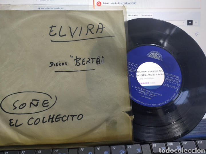 Discos de vinilo: Elvira ep capri cest Fini + 3 Berta 1965 - Foto 1