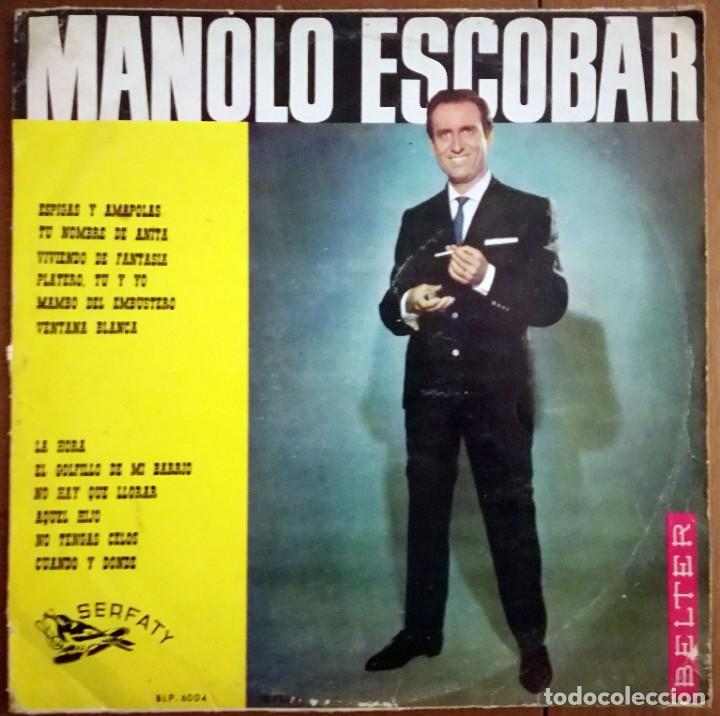 Discos de vinilo: EXITOS DE MANOLO ESCOBAR - SERFATY 1966 - EDICION VENEZUELA - Foto 1
