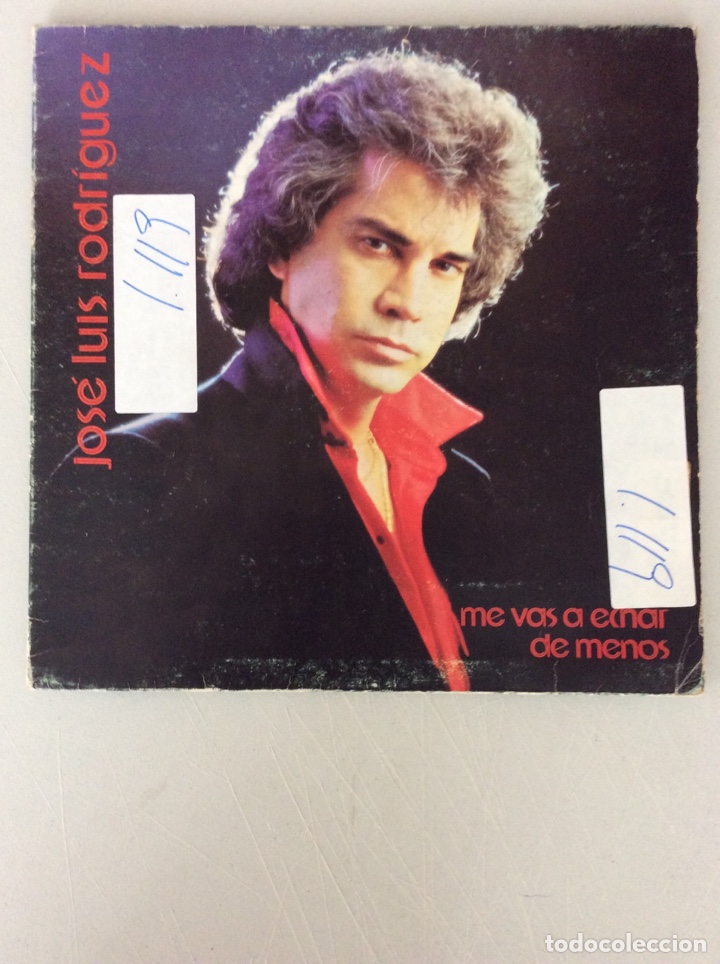 Discos de vinilo: Jos&eacute; Luis Rodr&iacute;guez. Me vas a echar de menos. - Foto 1
