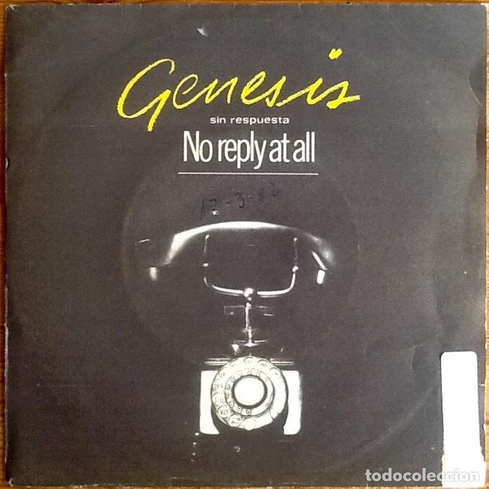 Discos de vinilo: GENESIS : NO REPLY AT ALL [VERIGO - ESP 1981] 7&rdquo; - Foto 1