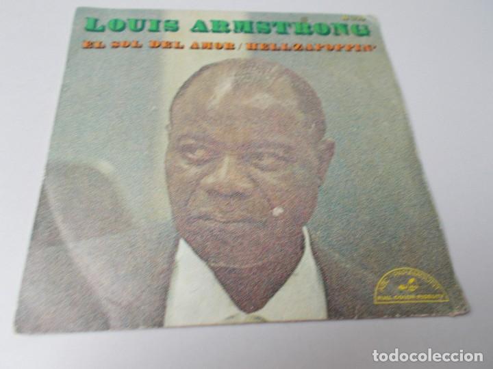Discos de vinilo: LOUIS ARMSTRONG El Sol del amor / Hellzapoppin - Foto 1