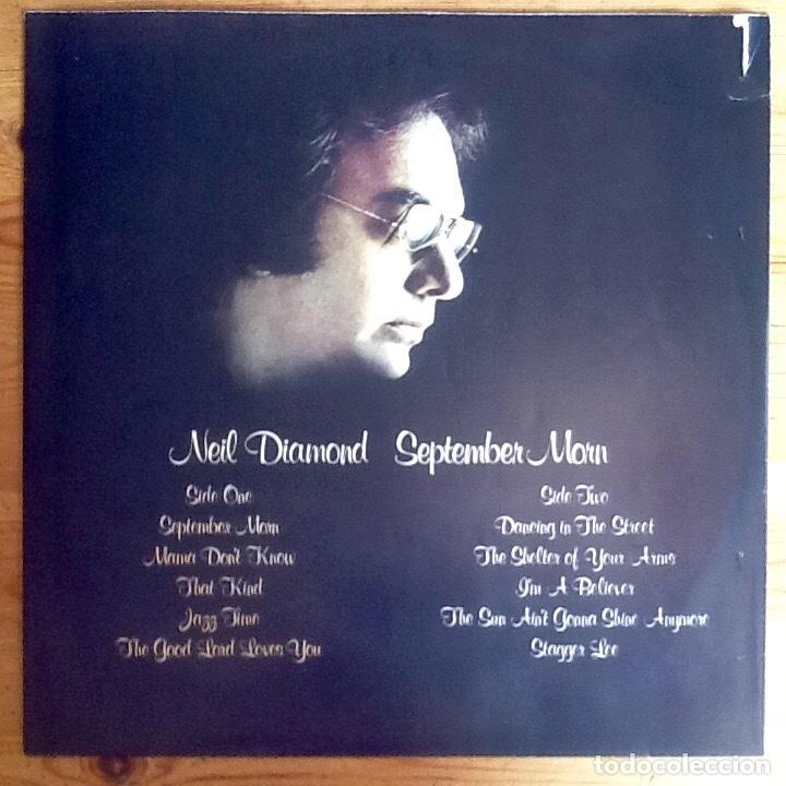 Discos de vinilo: NEIL DIAMOND : SEPTEMBER MORN [CBS - ESP 1979] LP - Foto 3