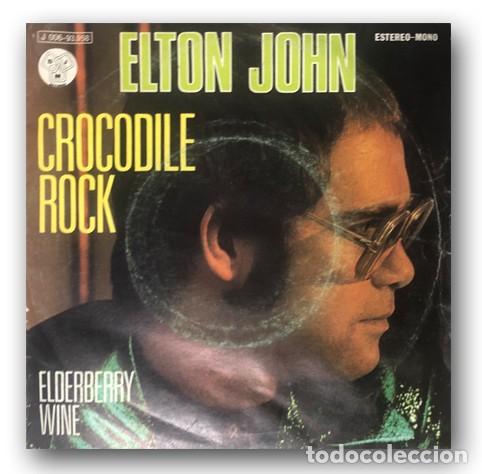 elton john - crocodile rock / elderberry wine - Compra venta en  todocoleccion