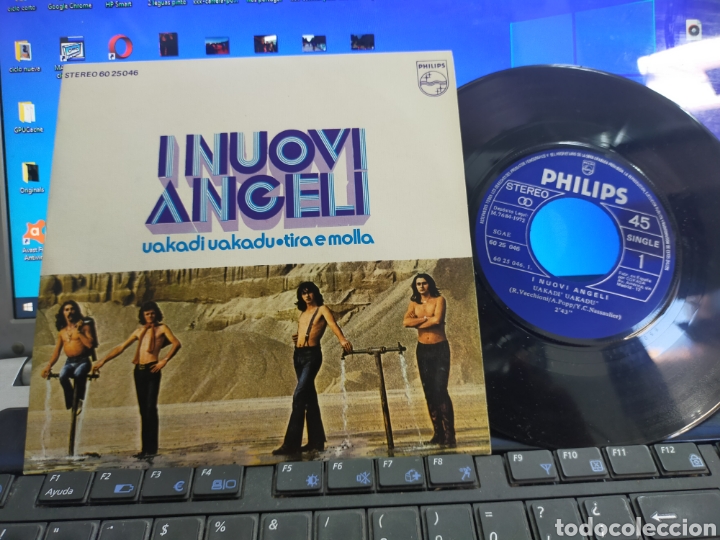 Dischi in vinile: I nuovi Angeli single uakadi uakadu Espa&ntilde;a 1972 en muy buen estado