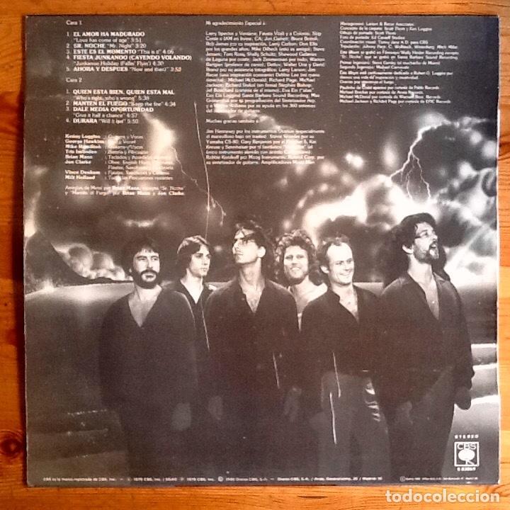 Discos de vinilo: KENNY LOGGINS : KEEP THE FIRE [CBS - ESP 1980] LP - Foto 2