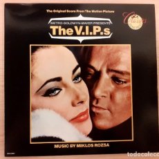 Discos de vinilo: THE V.I.P.S. (HOTEL INTERNACIONAL) MIKLOS ROZSA MCA RECORDS 1986 COMO NUEVO!!. Lote 290238963