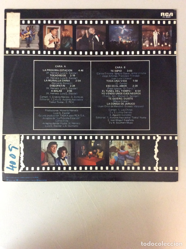 Discos de vinilo: BSO La pr&oacute;xima estaci&oacute;n - Foto 2