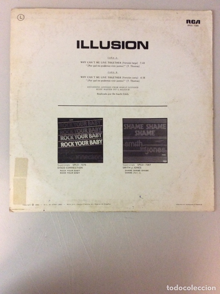 Discos de vinilo: Why can&rsquo;t we live together. Illusion - Foto 2