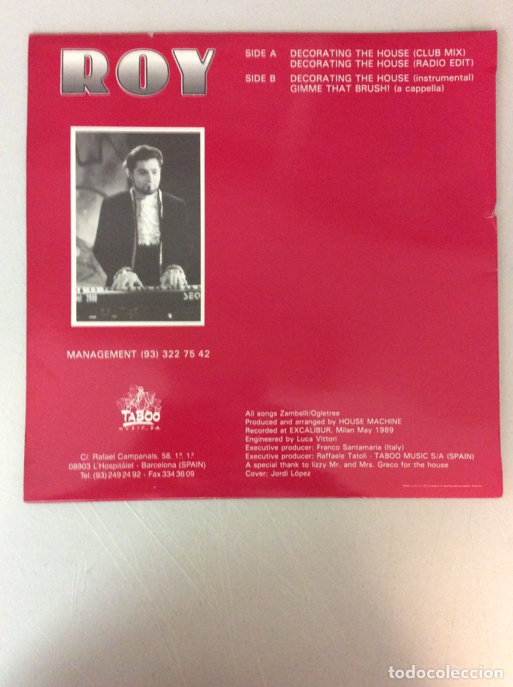 Discos de vinilo: Decorating the house. Roy - Foto 2