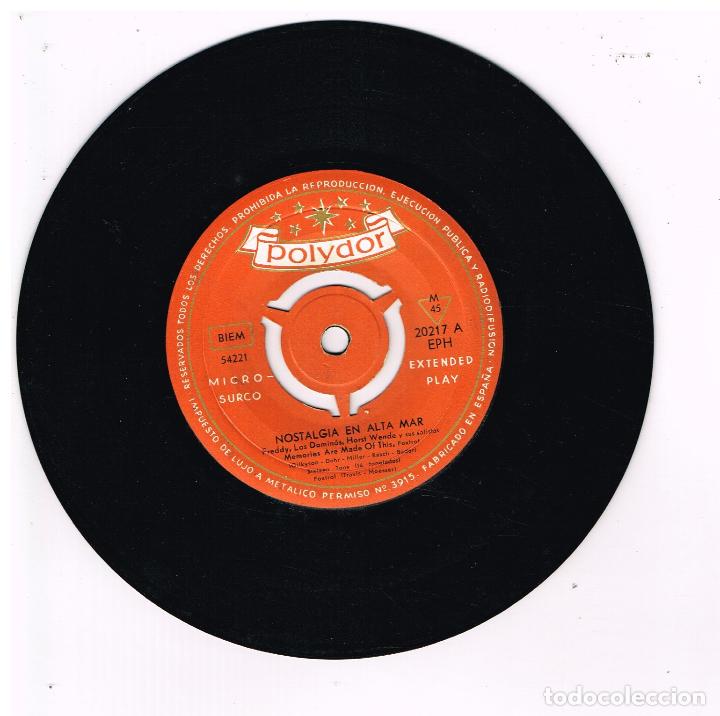 Discos de vinilo: FREDDY - NOSTALGIA EN ALTA MAR - EP - SOLO EL VINILO - Foto 1