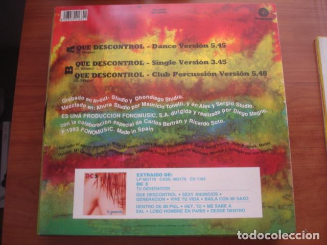 Discos de vinilo: DC3 Qu&eacute; Descontrol - Foto 2