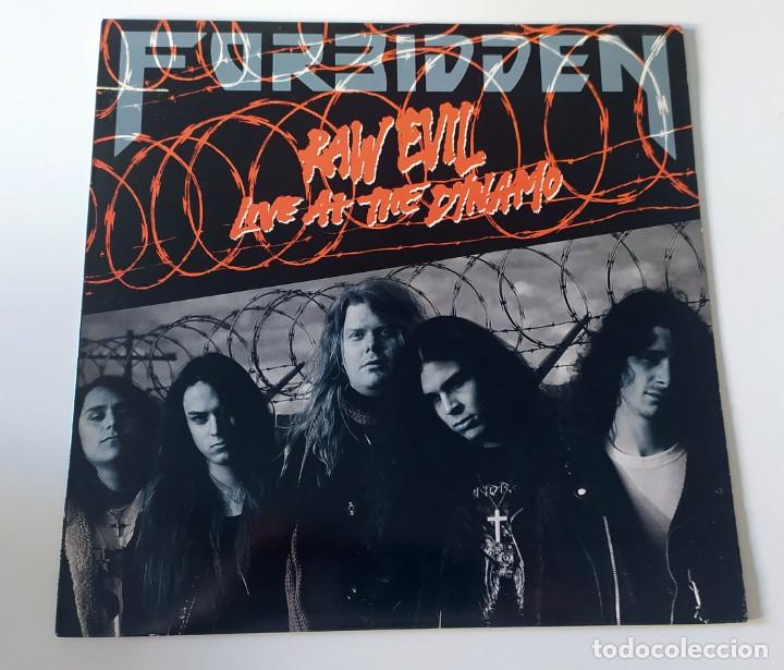 Discos de vinilo: LP FORBIDDEN - RAW EVIL - LIVE AT THE DYNAMO (EDICION USA) - Foto 1