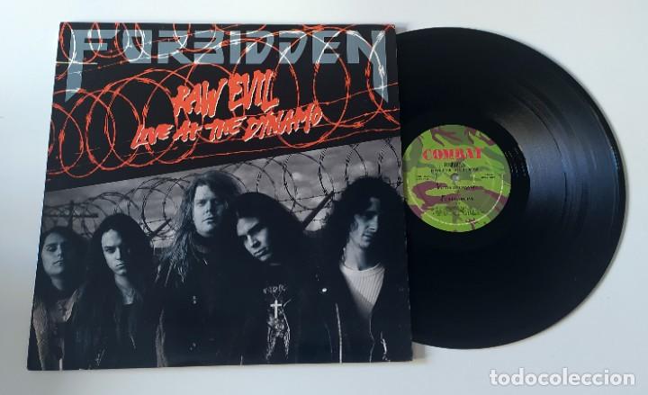 Discos de vinilo: LP FORBIDDEN - RAW EVIL - LIVE AT THE DYNAMO (EDICION USA) - Foto 3