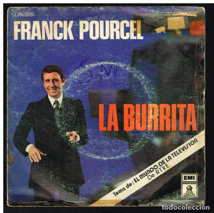 Discos de vinilo: FRANCK POURCEL - LA BURRITA / ALOUETTE - SINGLE 1976 - Foto 1