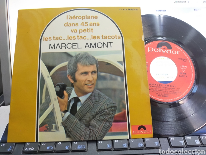 Discos de vinilo: Marcel amont ep laeroplane + 3 Francia 1967 - Foto 1