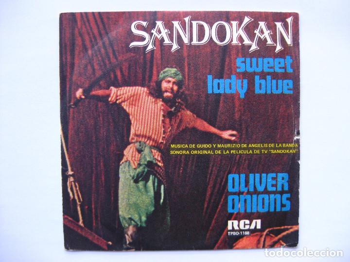 Discos de vinilo: DISCO VINILO SINGLE SANDOKAN - OLIVER ONIONS - Foto 1